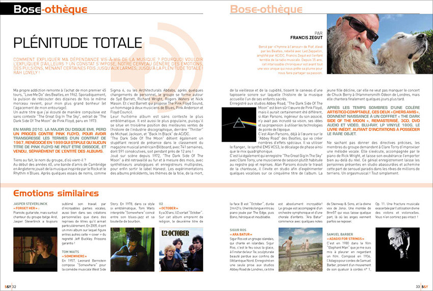 Tinta Creation pages magazine bose&you-bose
