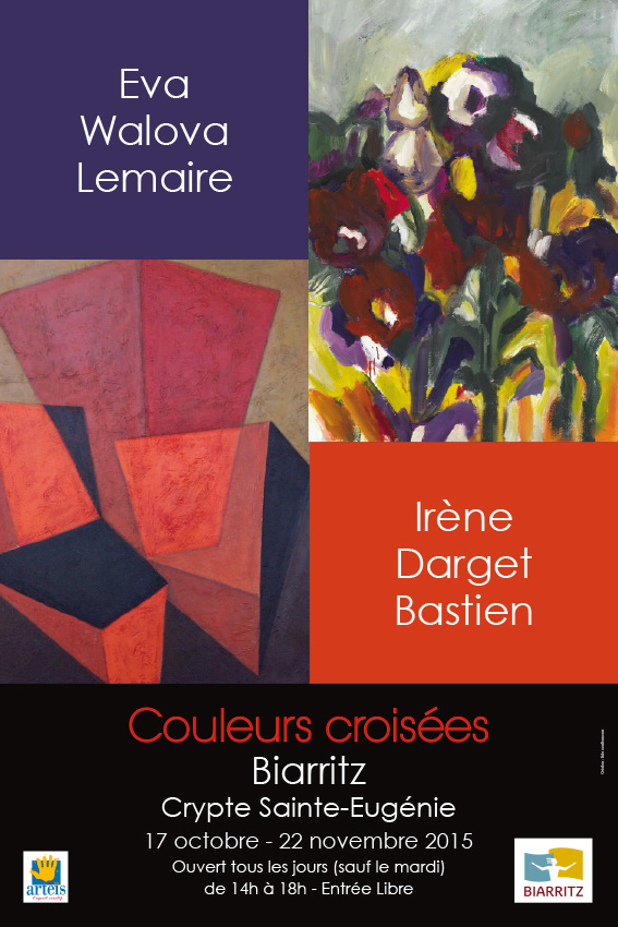 garphiste affiche expostion biarritz couleurs croisées