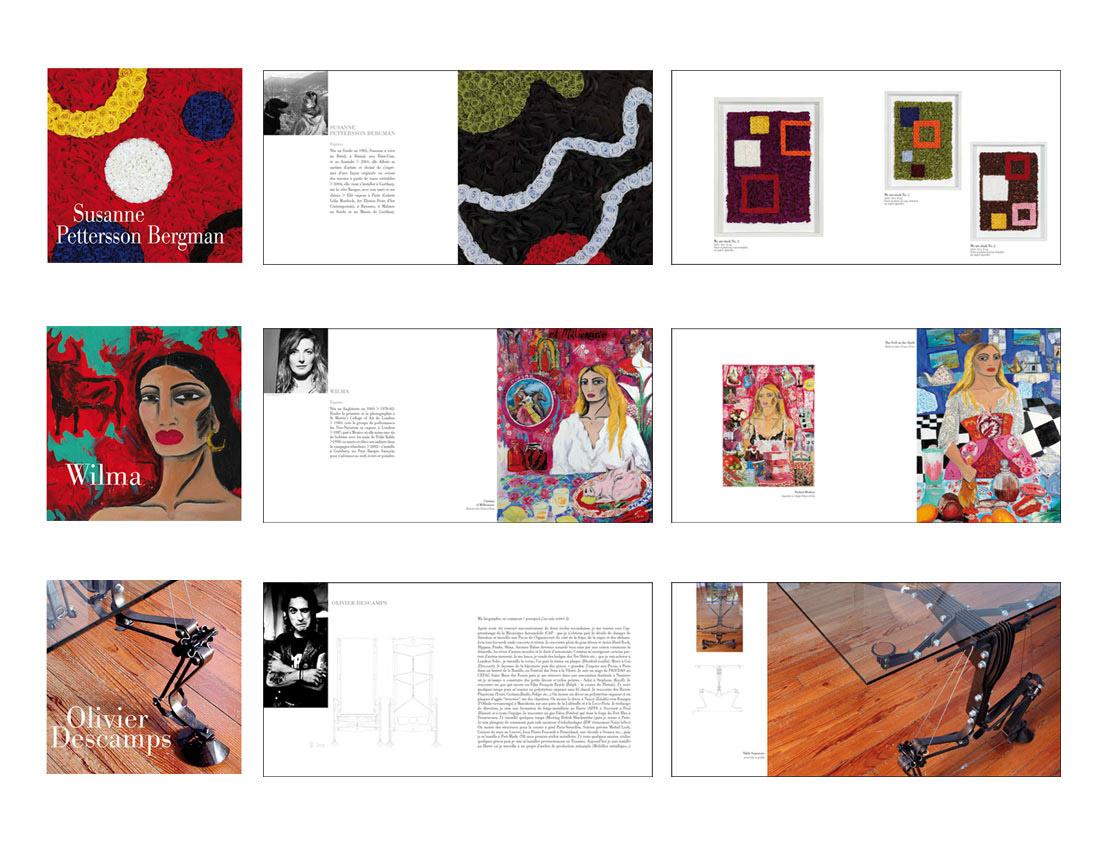 graphiste Tinta Creation galerie art catalogue