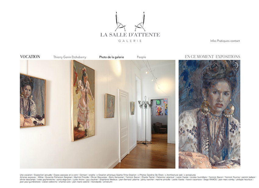 web design tinta creation galerie d'art